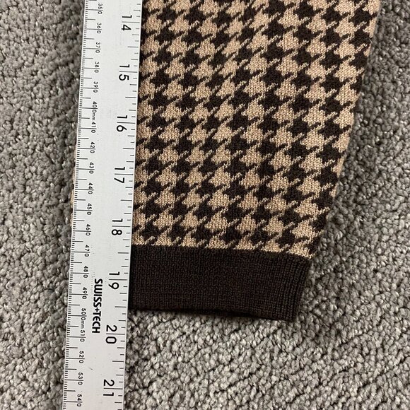 Talbots Brown and Tan Houndstooth Cardigan - Picture 10 of 10